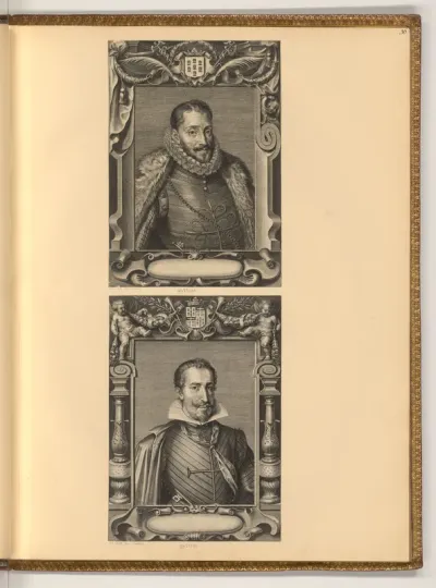 Porträts Cristóbal de Moura, Manuel de Moura y Corte-Real