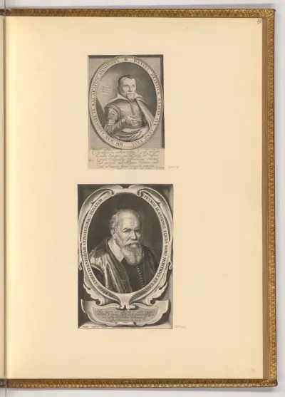 Porträts Daniel Heinsius; Petrus Jeanninus