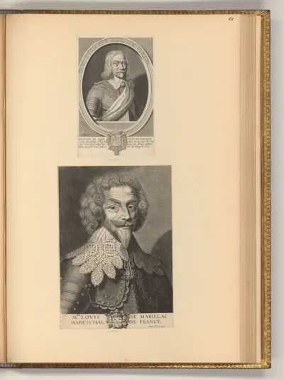 Porträts François de L'Hospital; M. Louis de Marillac Mareschal de France