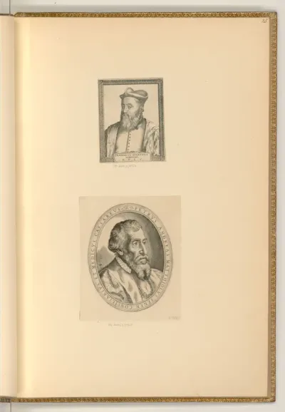 Porträts Francois Duaren, Petrus Andreas Matthiolus