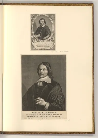 Porträts Franz Wilhelm de Wartenberg; Johann Clauberg