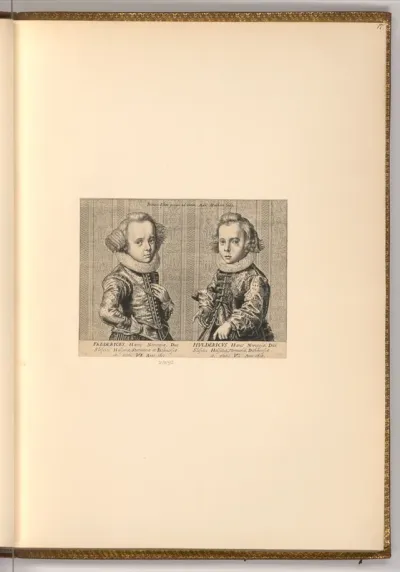 Porträts Frederik und Ulrik, Prinzen von Dänemark