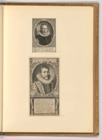 Porträts Jan van der Hout; Johannes Heurnius