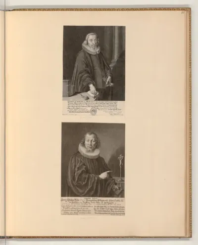Porträts Johann Conrad Merck, Georg Philipp Risen