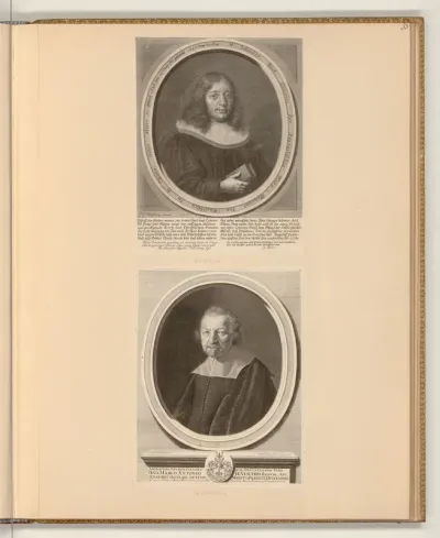 Porträts Johannes Beck, Marcus Antonius Jenisch