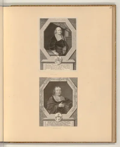 Porträts Johannes Philippus Fleischbein, Georg Christoph Hönnward