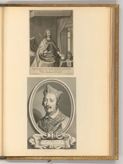Porträts Kaiser Ferdinand III; Franciscus Perettus