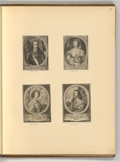 Porträts Karl I.; Henrietta Maria