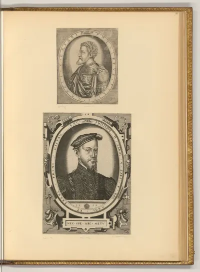 Porträts Philipp II., Karl V.