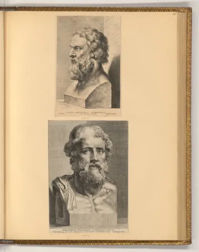 Porträts Plato, Demosthenes