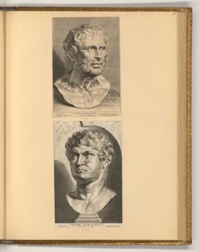 Porträts Seneca, Nero