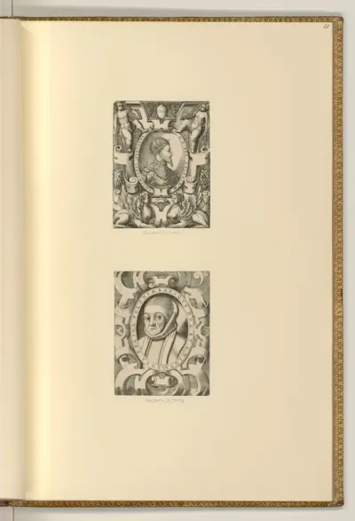 Porträts Sigismund  August von Polen; Bona regina poloniae