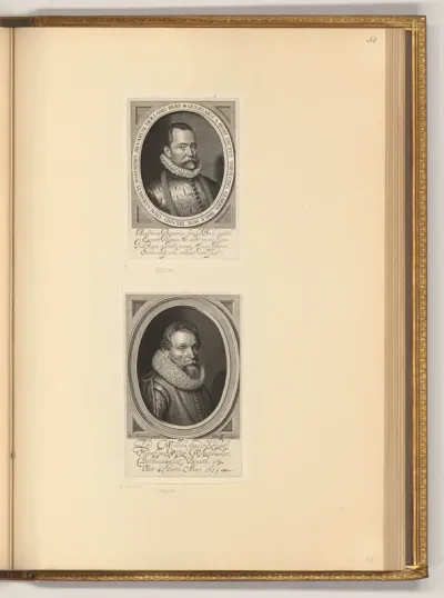 Porträts Willem Bloys van Treslong; Willem van den Hove