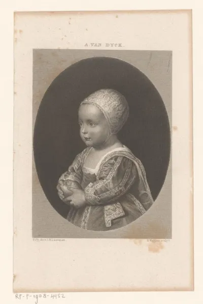 Portret als kind van Jacobus II, koning van Engeland en Schotland
