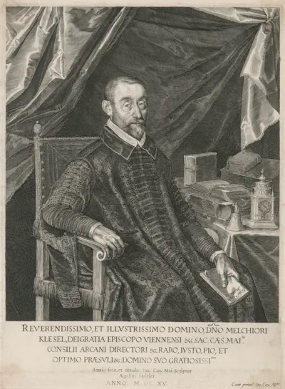 Portrét biskupa Melchiora Klesla (1553 – 1630)