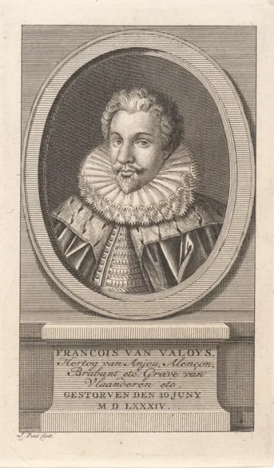 Portret François-Hercule van Valoys, hertog van Anjou