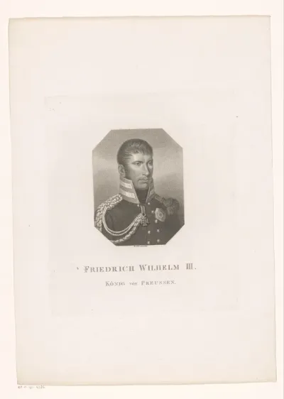 Portret Friedrich Wilhelm III van Pruissen