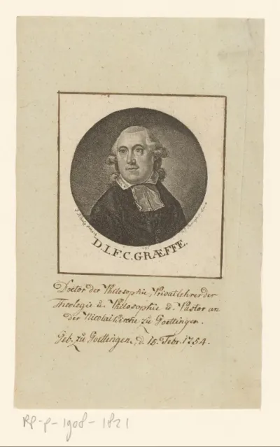 Portret Johann Friedrich Christoph Graeffe