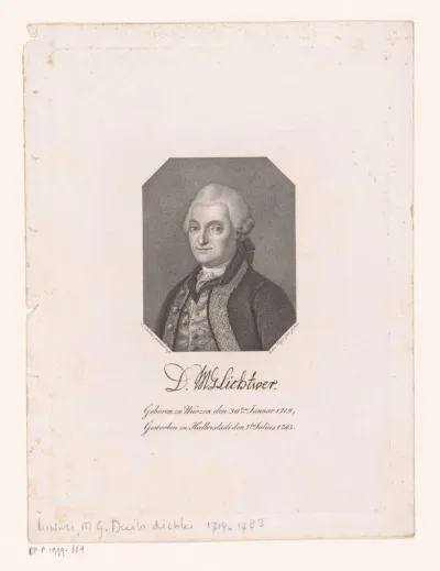 Portret Magnus Gottfried Lichtwer