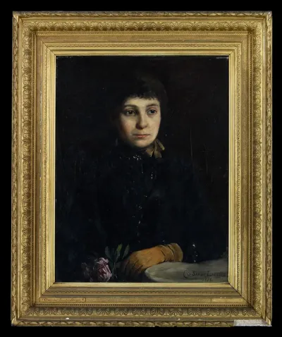 Portret Mej. Jordina H. de Jongh