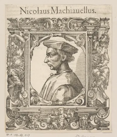 Portret Niccolò Machiavelli