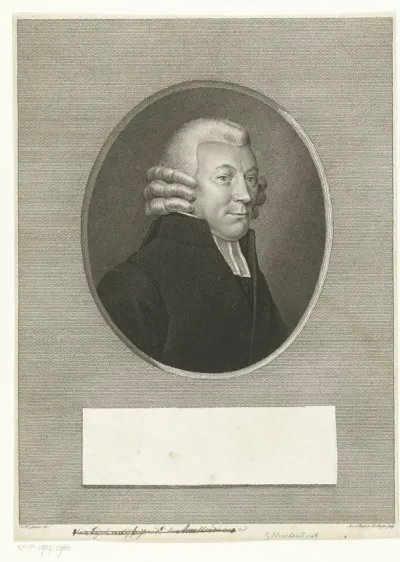 Portret predikant Gerrit Noordenhout