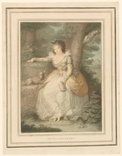 Portret ten voeten uit van Maria Anne Fitzherbert