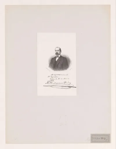 Portret van A. Diaz
