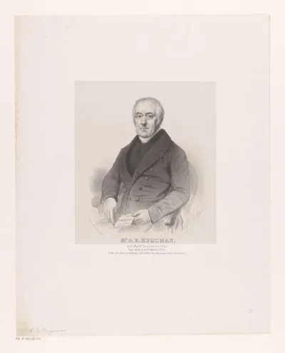 Portret van A. E. Huijsman