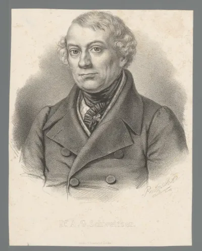 Portret van A.G. Schweitzer