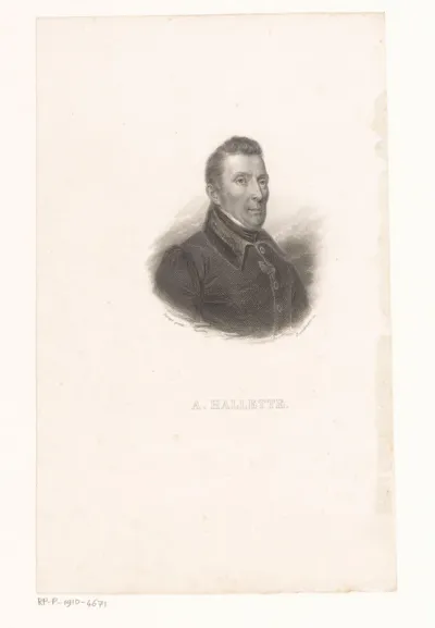 Portret van A. Hallette