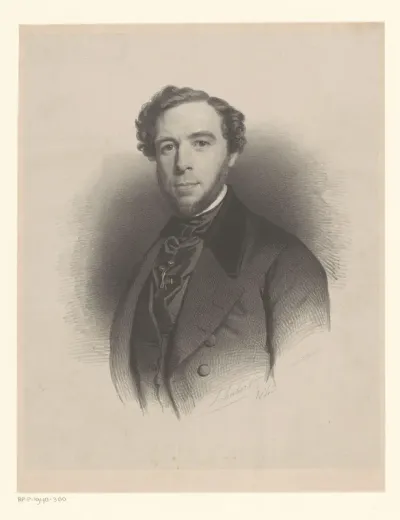Portret van A.J. de Langhe