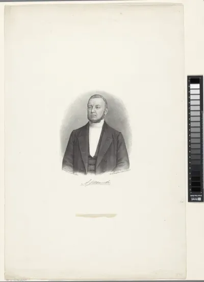 Portret van A.J. Hamerster