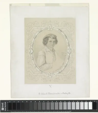 Portret van A. Straub
