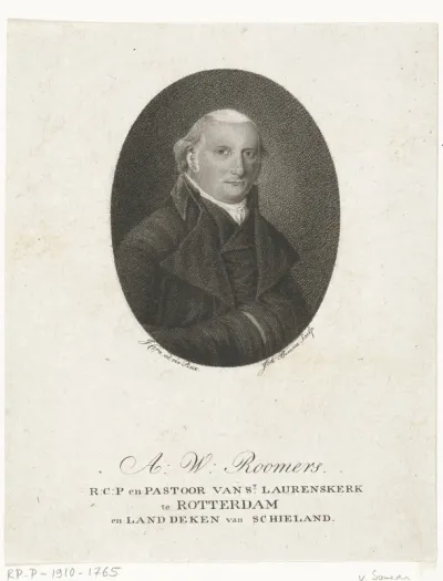 Portret van A.W. Roomers