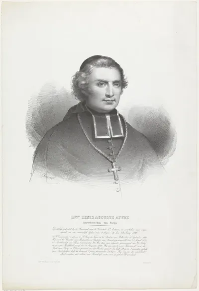 Portret van Aartsbisschop Denis Auguste Affre