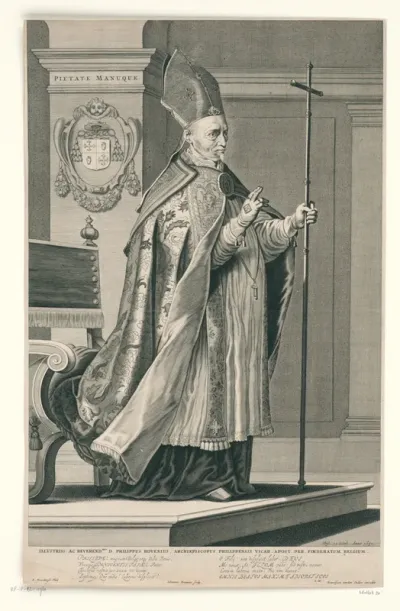 Portret van aartsbisschop Filips van Rouveen
