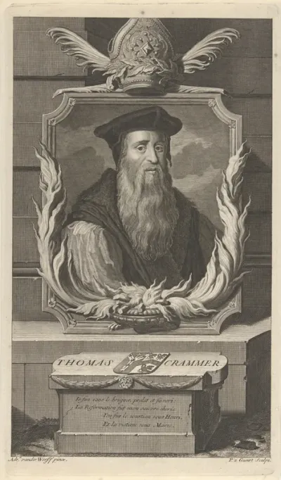 Portret van aartsbisschop Thomas Cranmer
