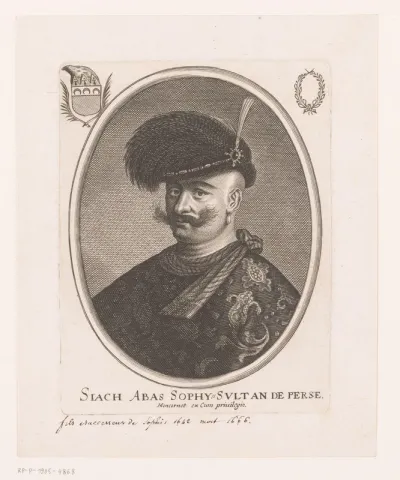 Portret van Abbas I van Perzië