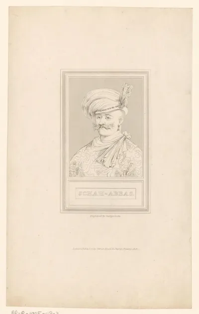 Portret van Abbas I van Perzië