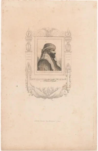Portret van Abdallah Ebn-Souhoud