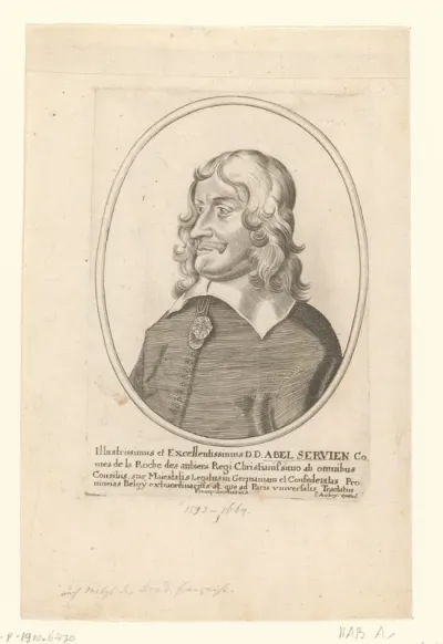 Portret van Abel de Servien