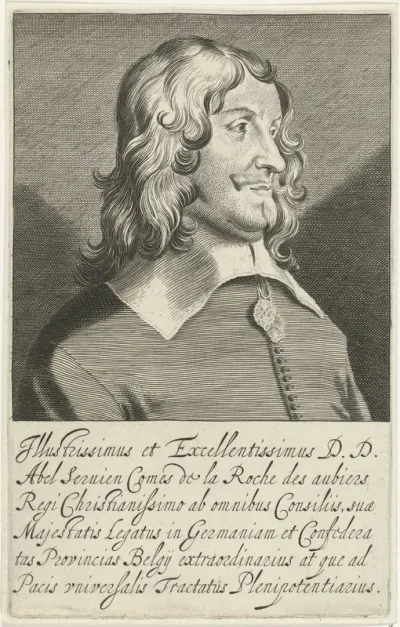 Portret van Abel de Servien, graaf de la Roche