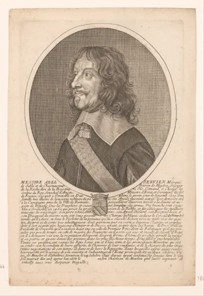 Portret van Abel de Servien