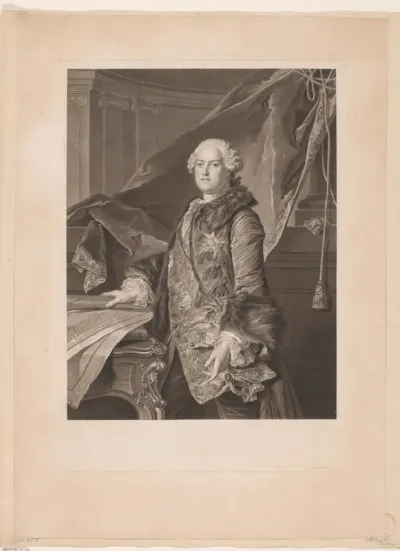 Portret van Abel François Poisson de Vandières