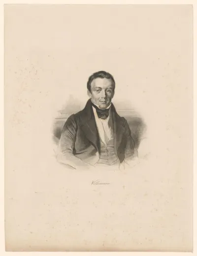 Portret van Abel-François Villemain