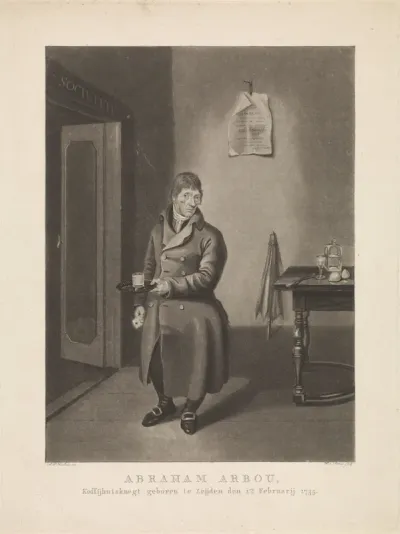 Portret van Abraham Arbou, 1815