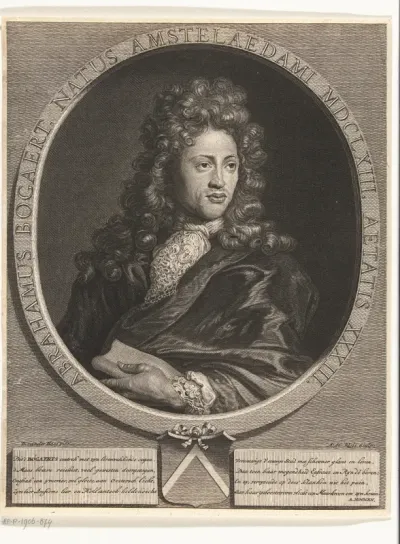 Portret van Abraham Bogaert op 33-jarige leeftijd