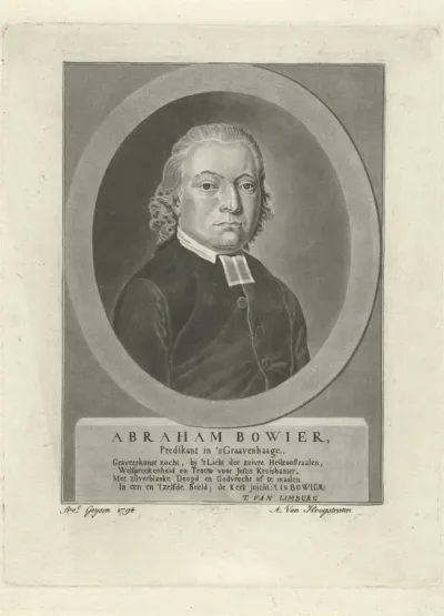 Portret van Abraham Bowier