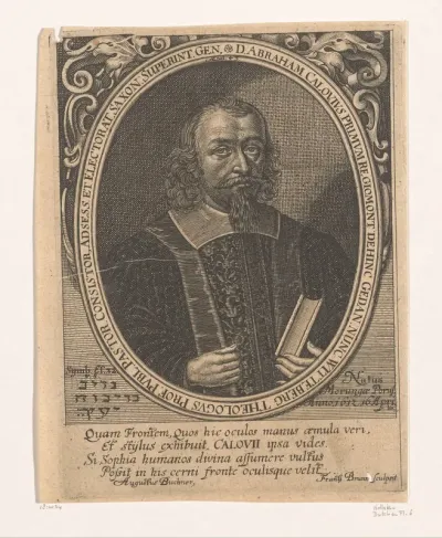 Portret van Abraham Calovius